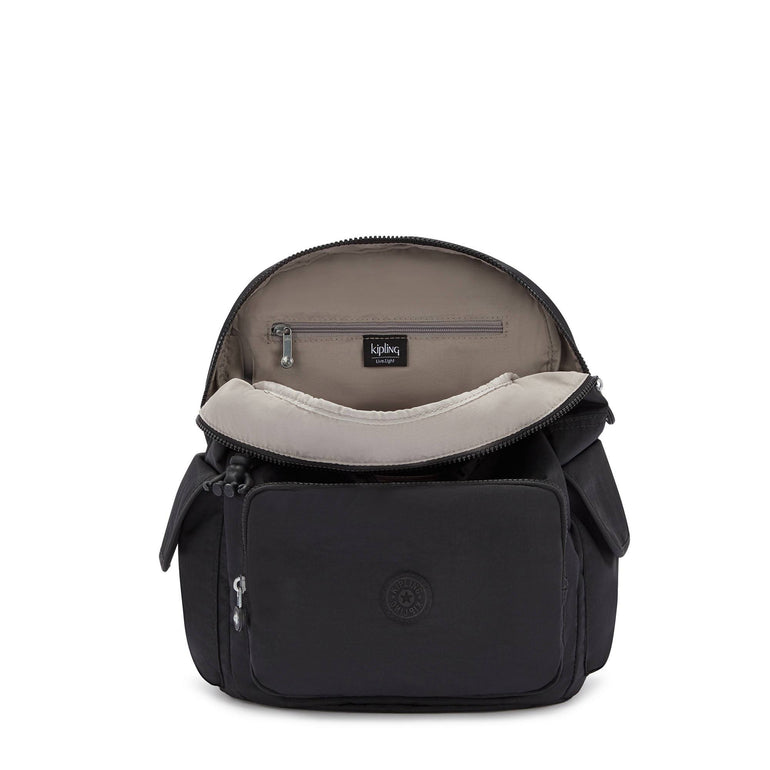 Kipling Backpacks Black Noir Kipling City Pack Medium Backpack - Black Noir