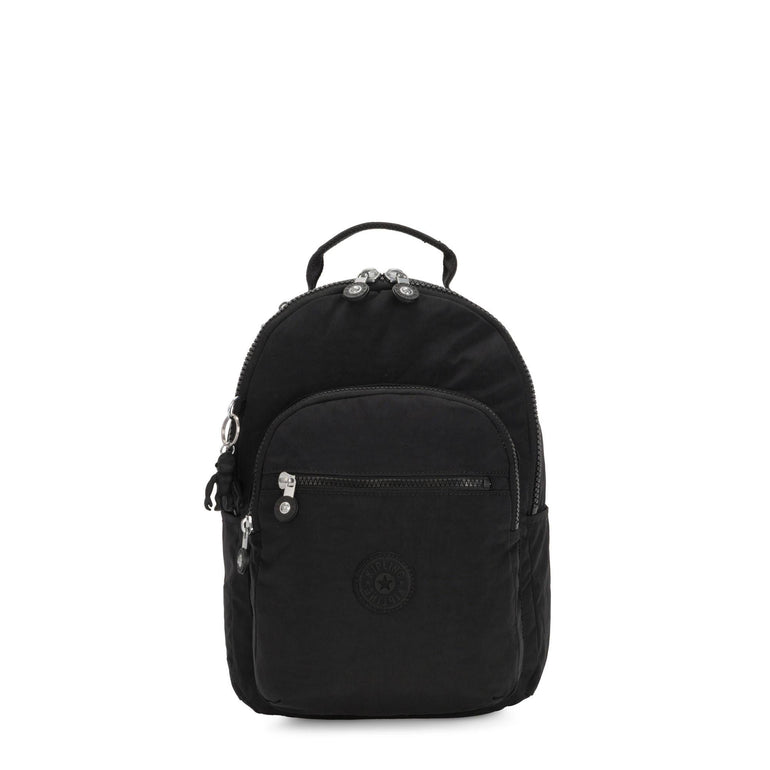 Kipling Backpacks Black Noir Kipling Seoul Small Tablet Backpack - Black Noir