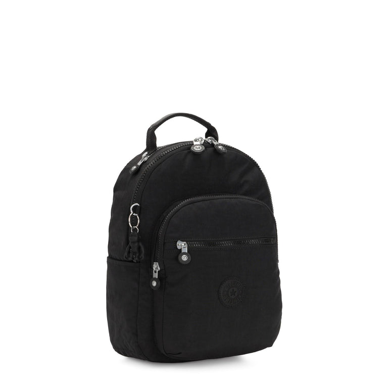 Kipling Backpacks Black Noir Kipling Seoul Small Tablet Backpack - Black Noir