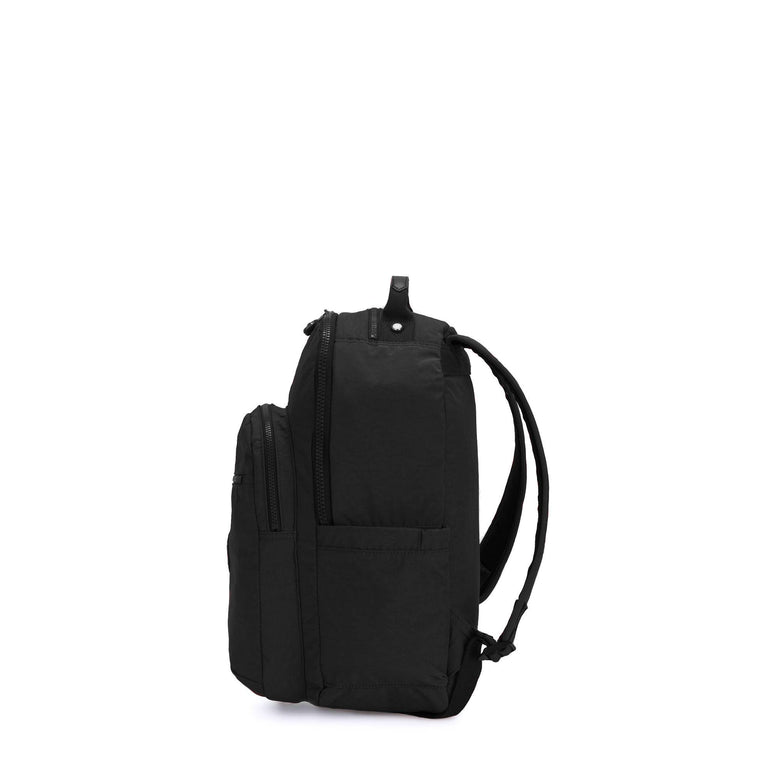 Kipling Backpacks Black Noir Kipling Seoul Small Tablet Backpack - Black Noir