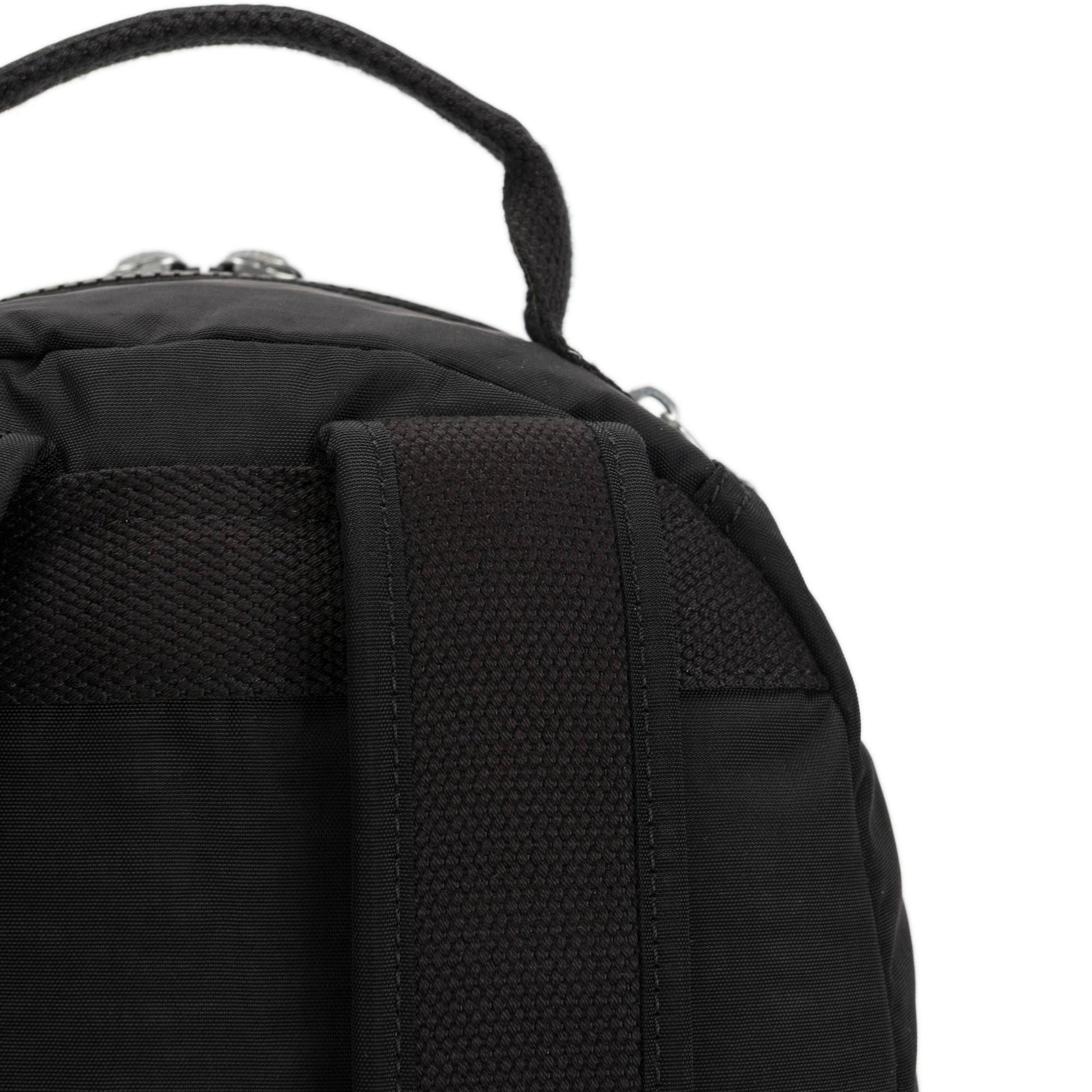 Kipling Backpacks Black Noir Kipling Seoul Small Tablet Backpack - Black Noir