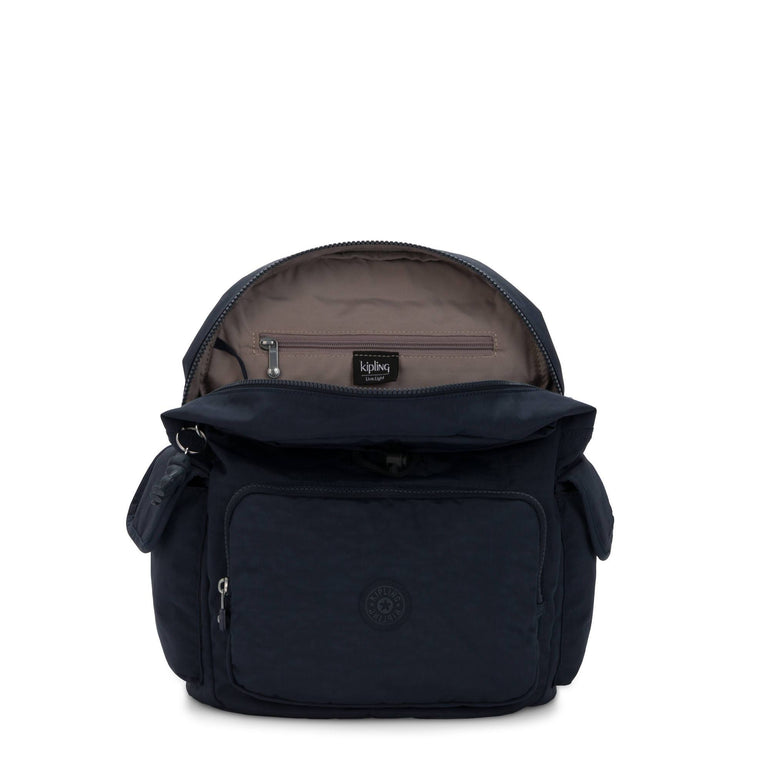 Kipling Backpacks Blue Bleu 2 Kipling City Pack Medium Backpack - Blue Bleu 2
