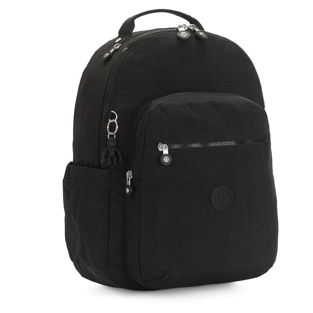 Kipling Backpacks True Black 2 Kipling Seoul Large 15" Laptop Backpack - True Black 2