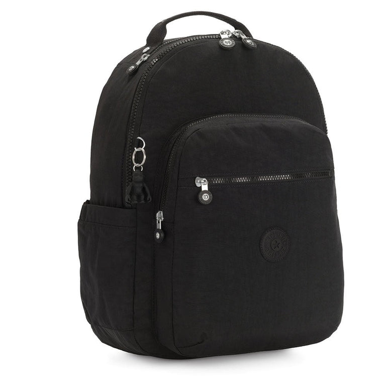 Kipling Backpacks True Black 2 Kipling Seoul Large 15" Laptop Backpack - True Black 2