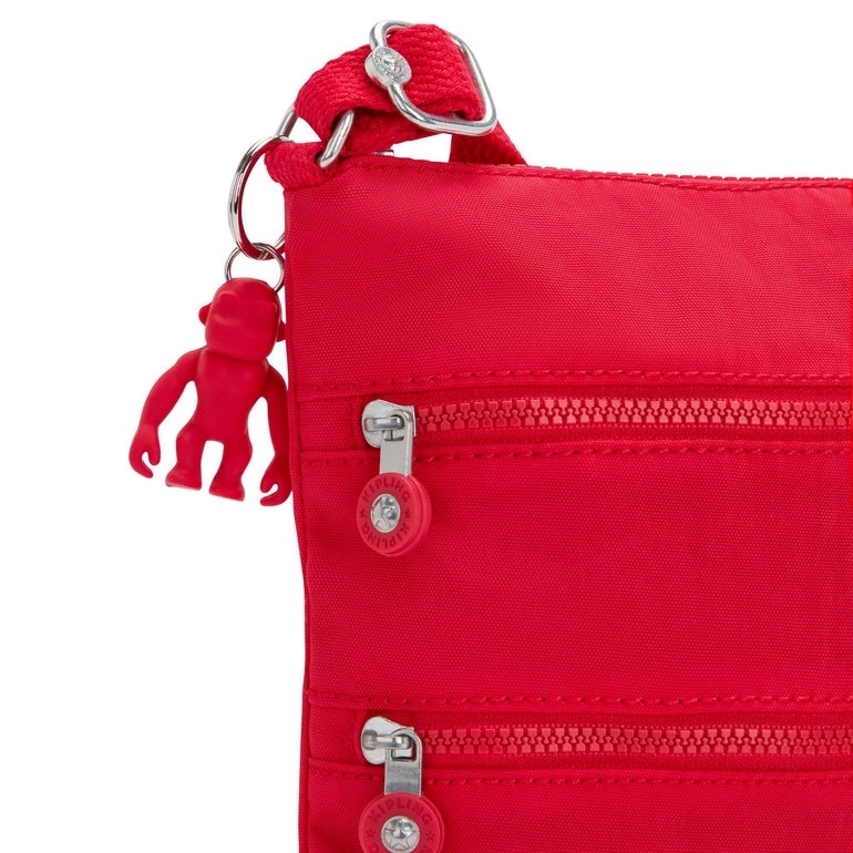 Kipling Cross-Body Bag Red Rouge Kipling Keiko Crossbody Mini Bag - Red Rouge