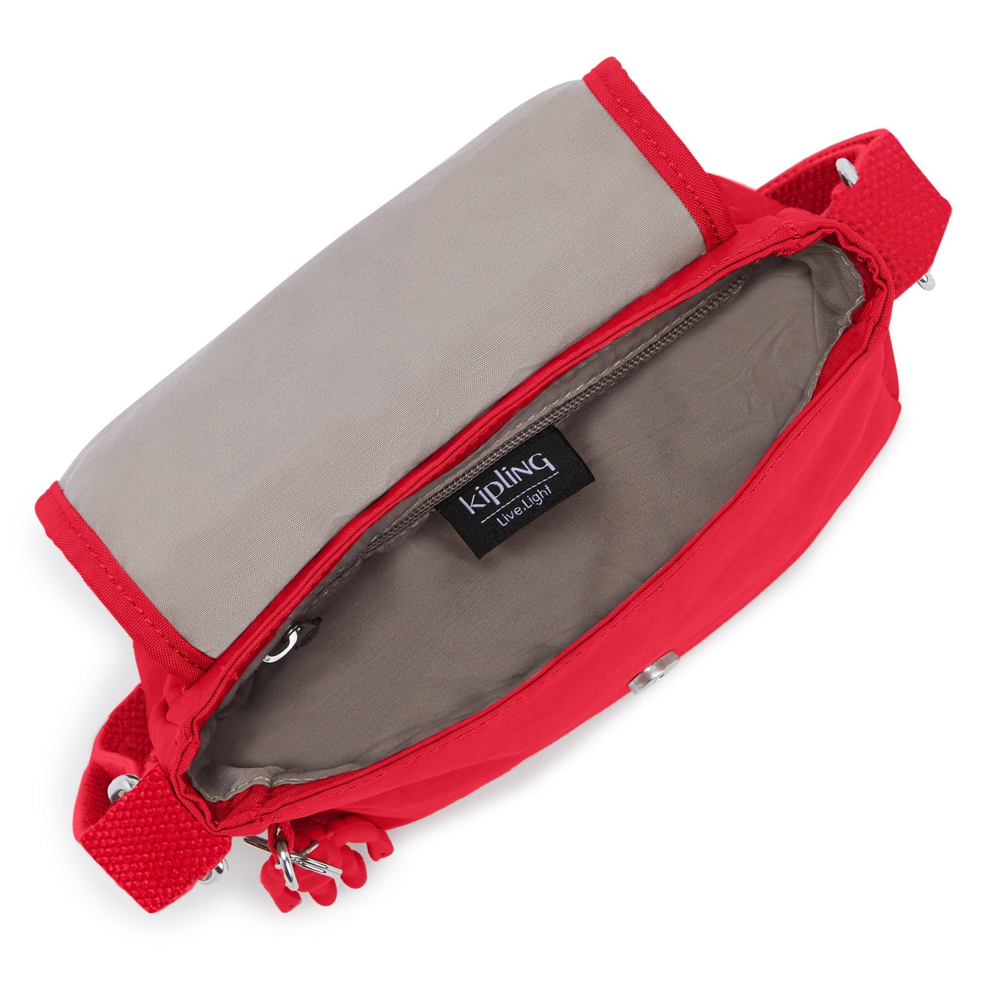 Kipling Cross-Body Bag Red Rouge KIpling Sabian Crossbody Mini Bag - Red Rouge