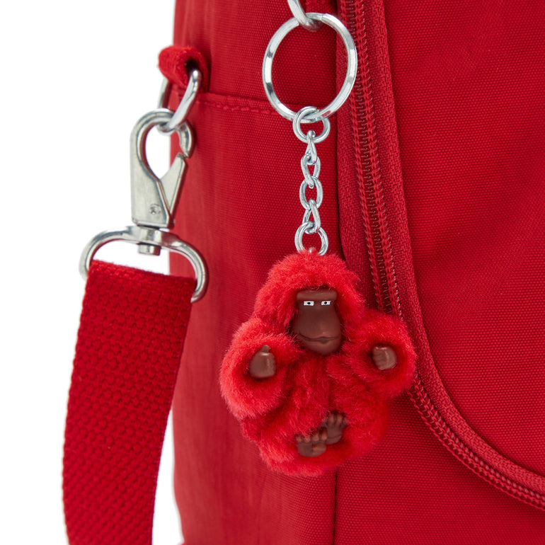 Kipling Lunch Bag Cherry Tonal Kipling New Kichirou Lunch Bag - Cherry Tonal