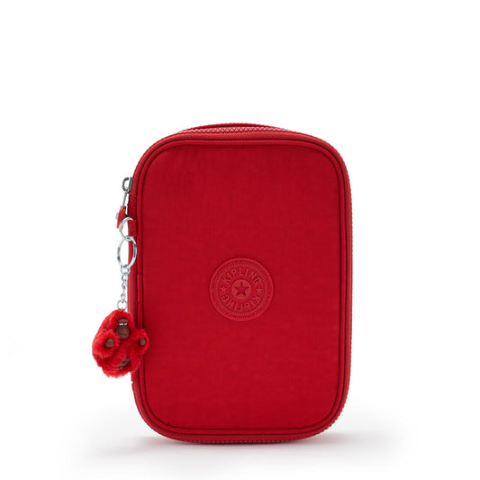 Kipling Pencil Case Cherry Tonal Kipling 100 Pens Case - Cherry Tonal