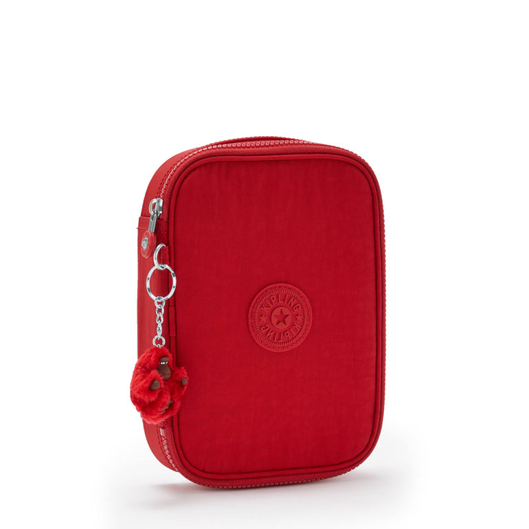Kipling Pencil Case Cherry Tonal Kipling 100 Pens Case - Cherry Tonal