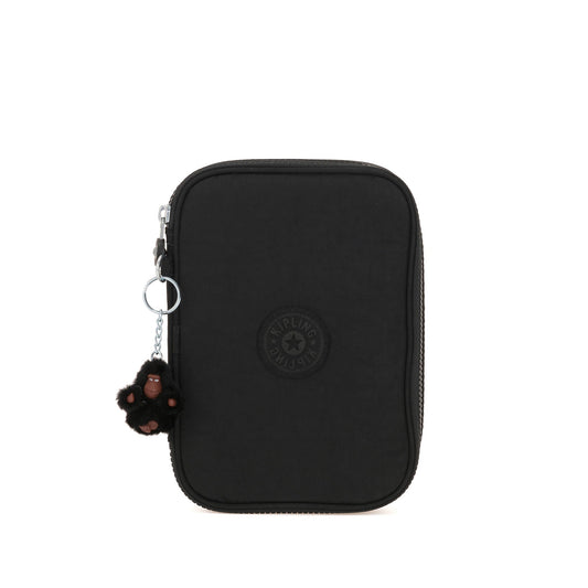 Kipling Pencil Case True Black Kipling 100 Pens Case - True Black