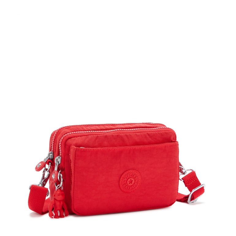 Kipling Waist Pouches Red Rouge Kipling Abanu Multi Convertible Crossbody Bag - Red Rouge