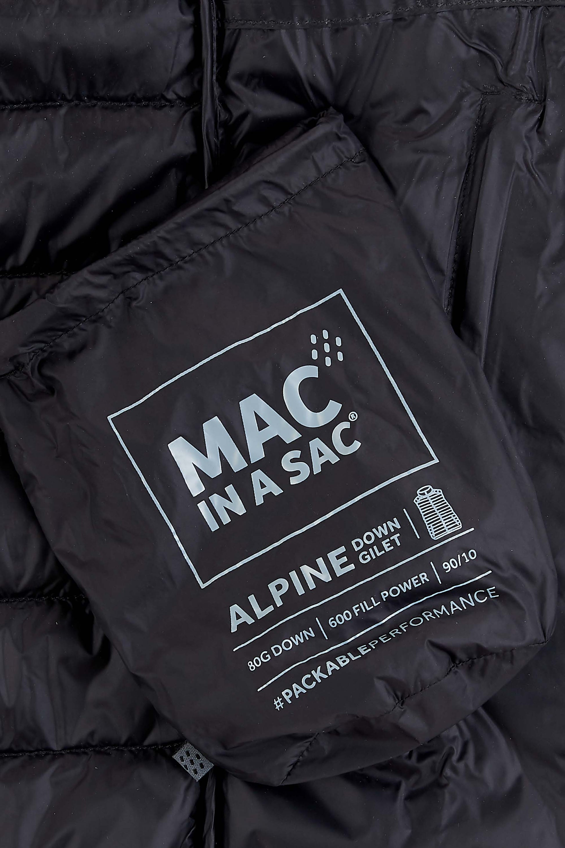 Mac In A Sac Apparel Mac In A Sac Alpine Down Gilet (Men's) - Jet Black