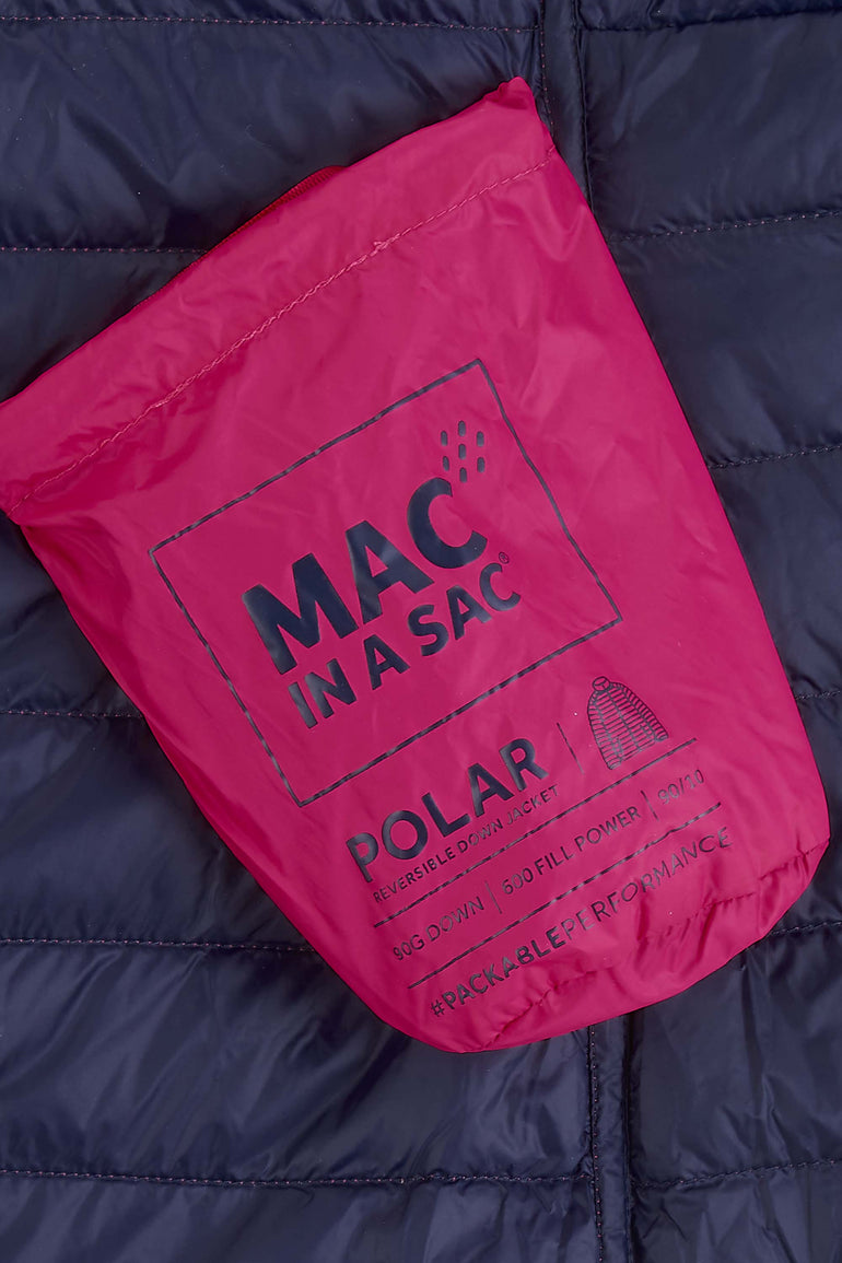 Mac In A Sac Apparel Mac In A Sac Polar2 Down Reversible (Ladies) - Fuchsia/Navy
