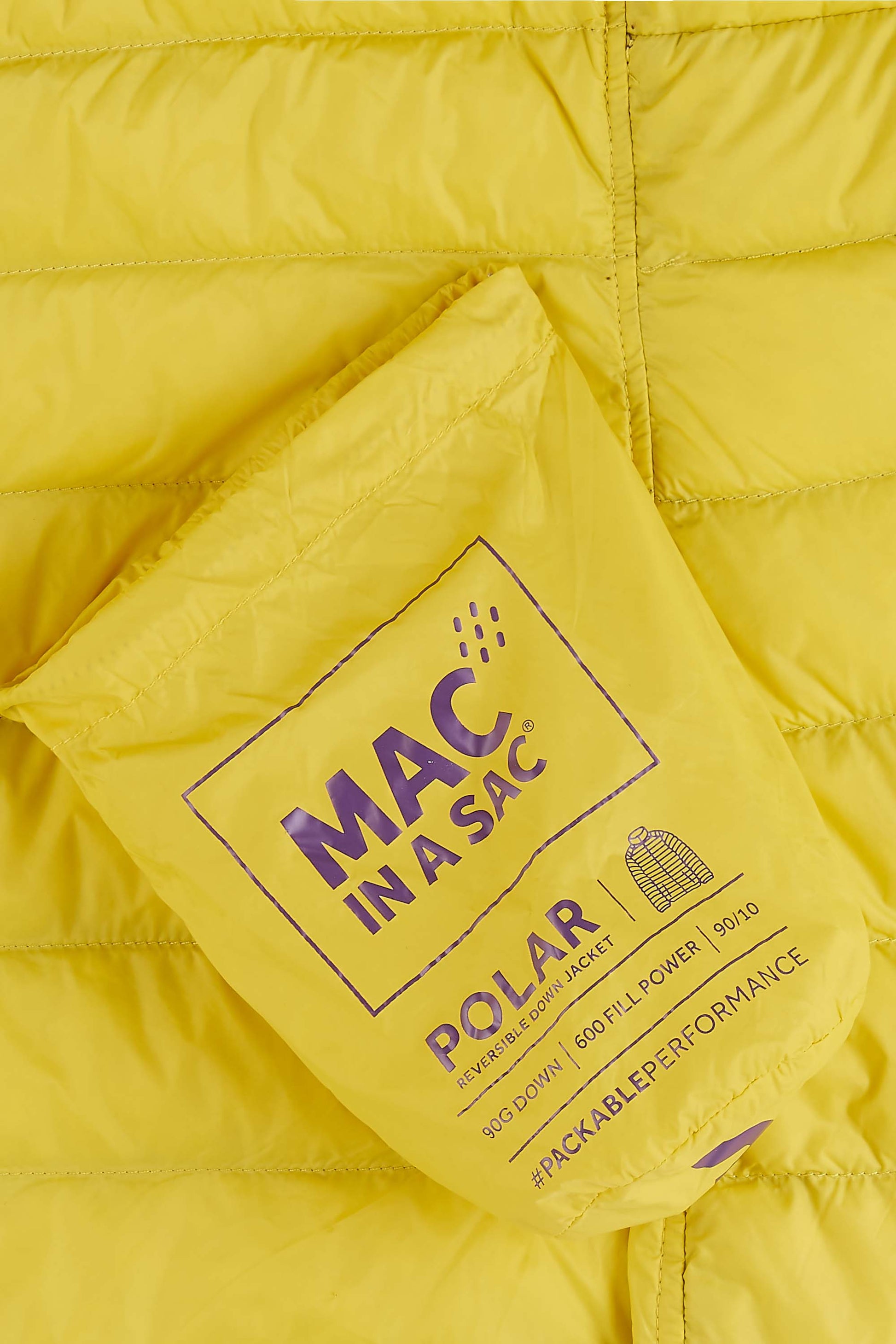 Mac In A Sac Apparel Mac In A Sac Polar2 Down Reversible (Ladies) - Yellow/Grape