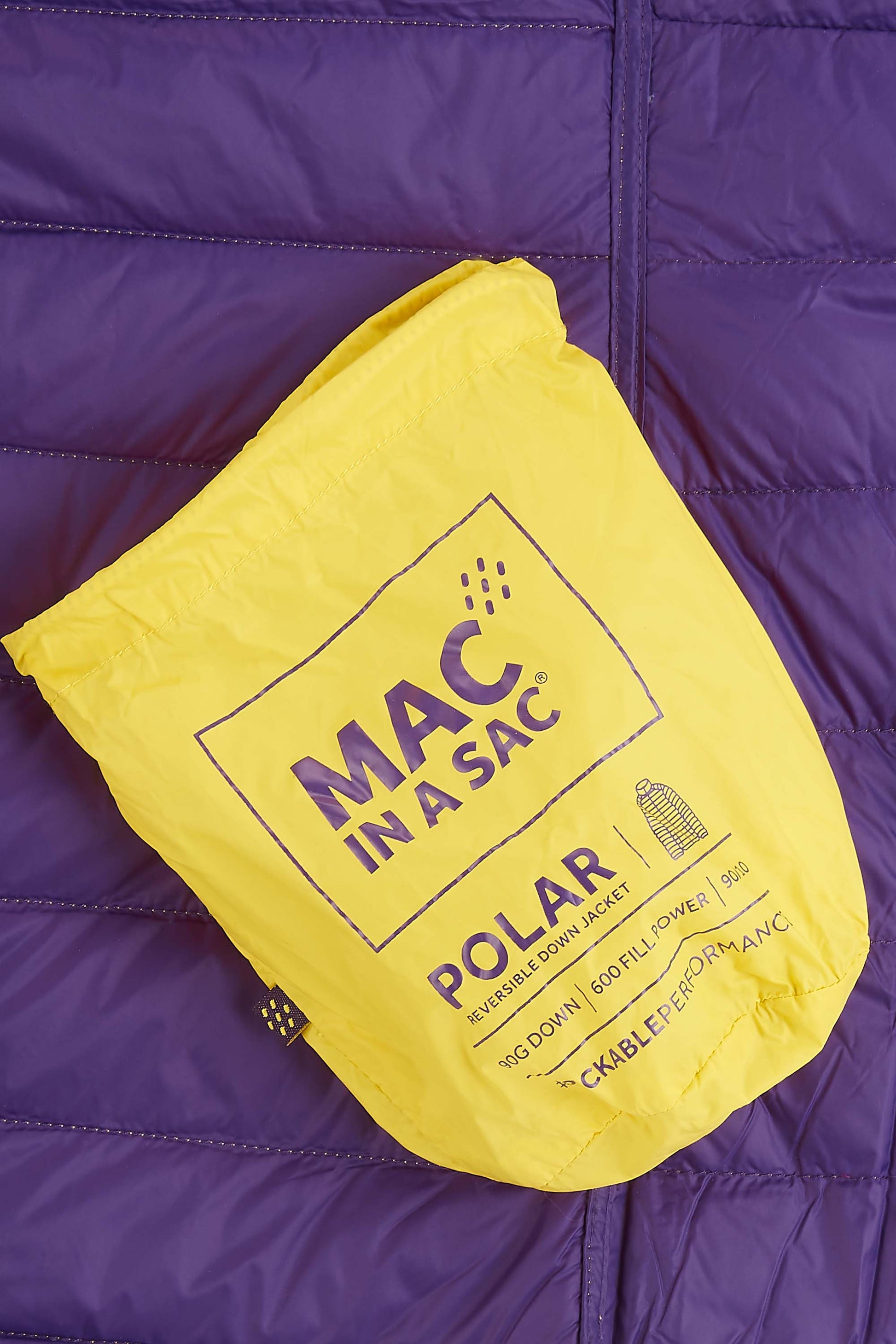 Mac In A Sac Apparel Mac In A Sac Polar2 Down Reversible (Ladies) - Yellow/Grape
