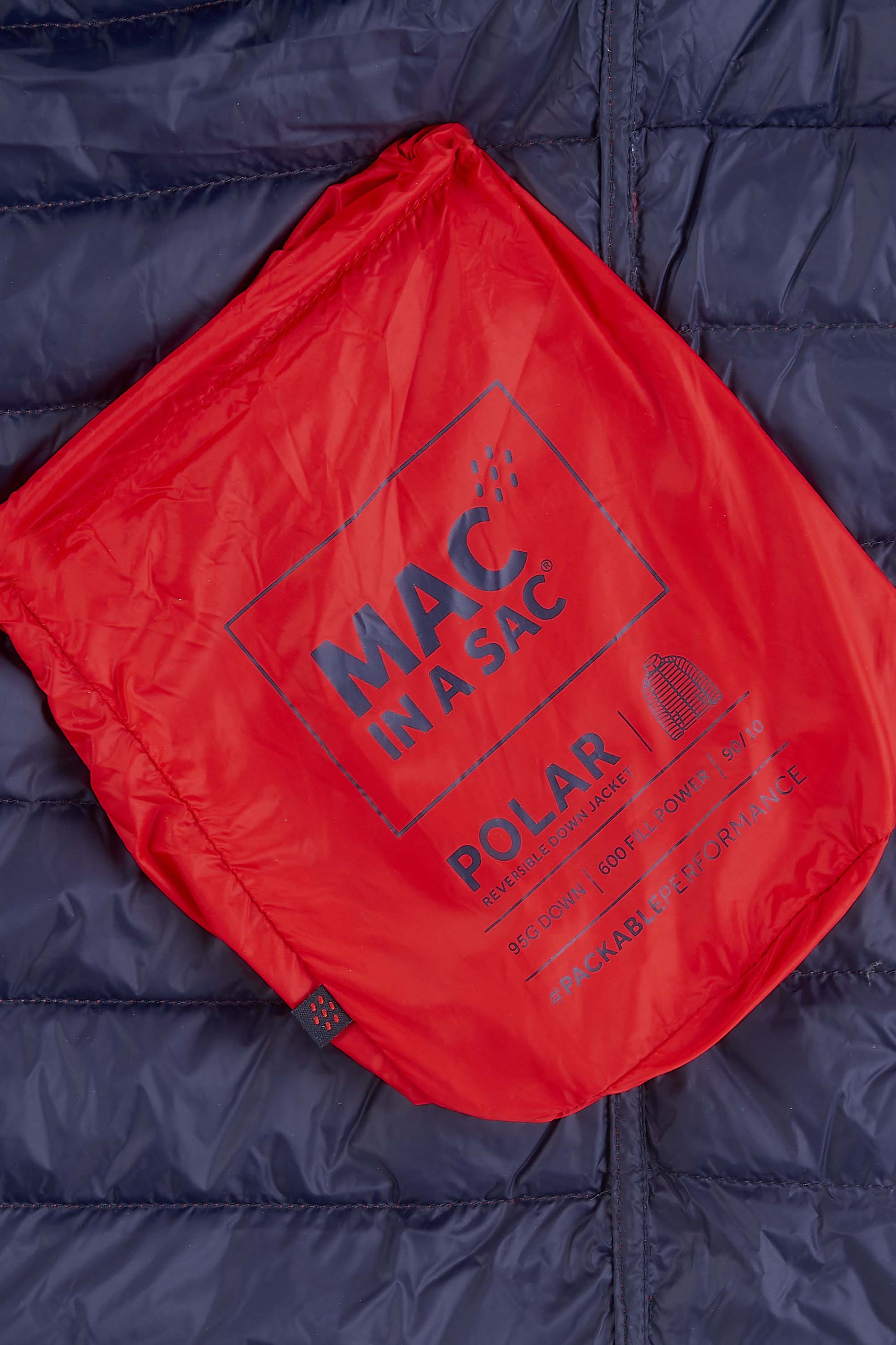 Mac In A Sac Apparel Mac In A Sac Polar2 Down Reversible (Men's) - Red/Navy