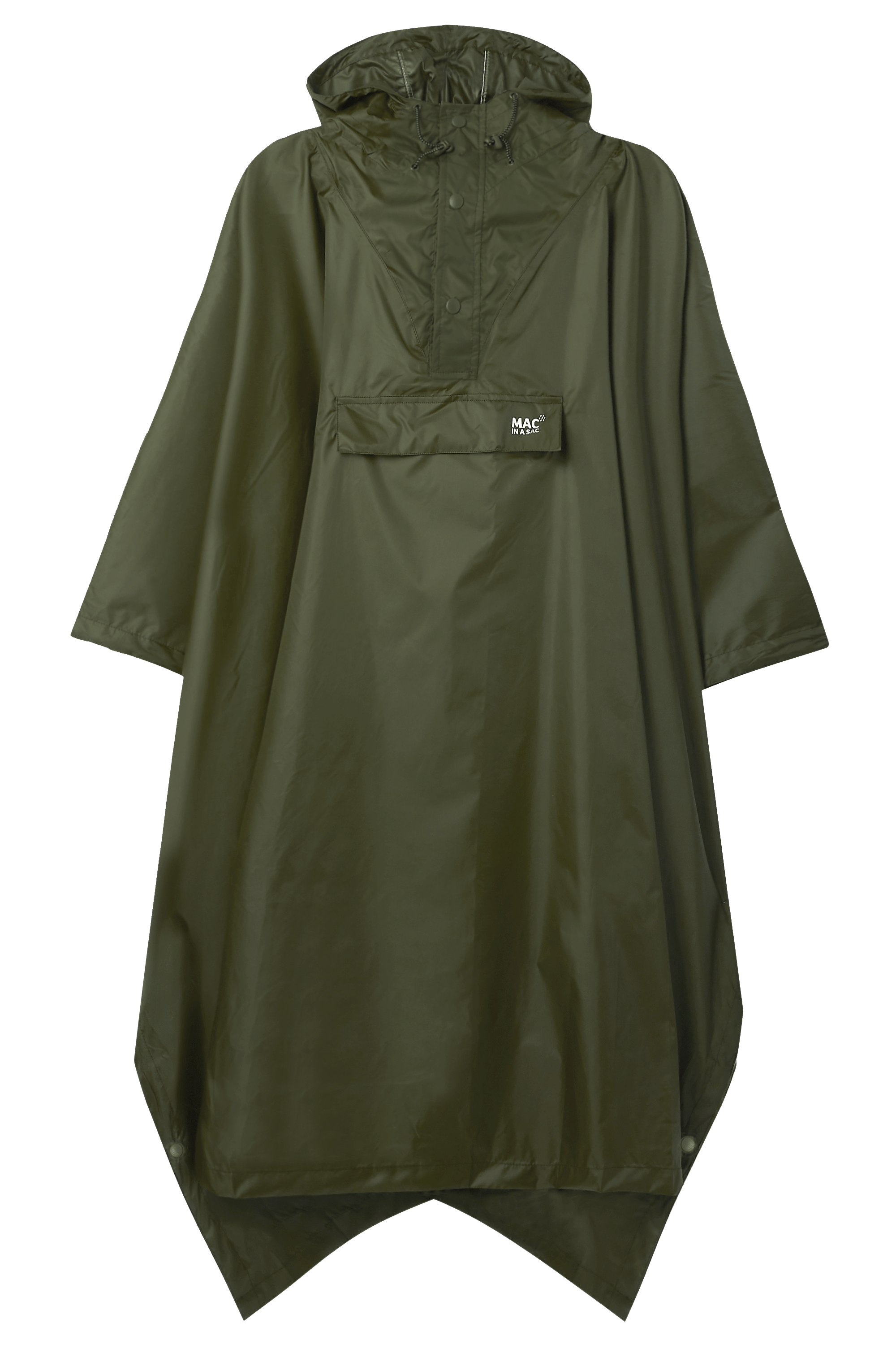 Mac In A Sac Apparel One Size Mac In A Sac Packable Waterproof Unisex Poncho - Khaki