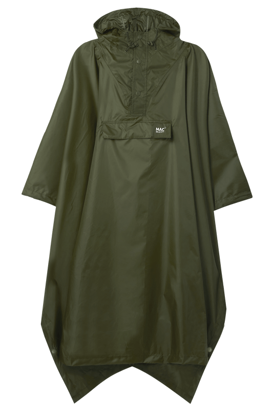 Mac In A Sac Apparel One Size Mac In A Sac Packable Waterproof Unisex Poncho - Khaki
