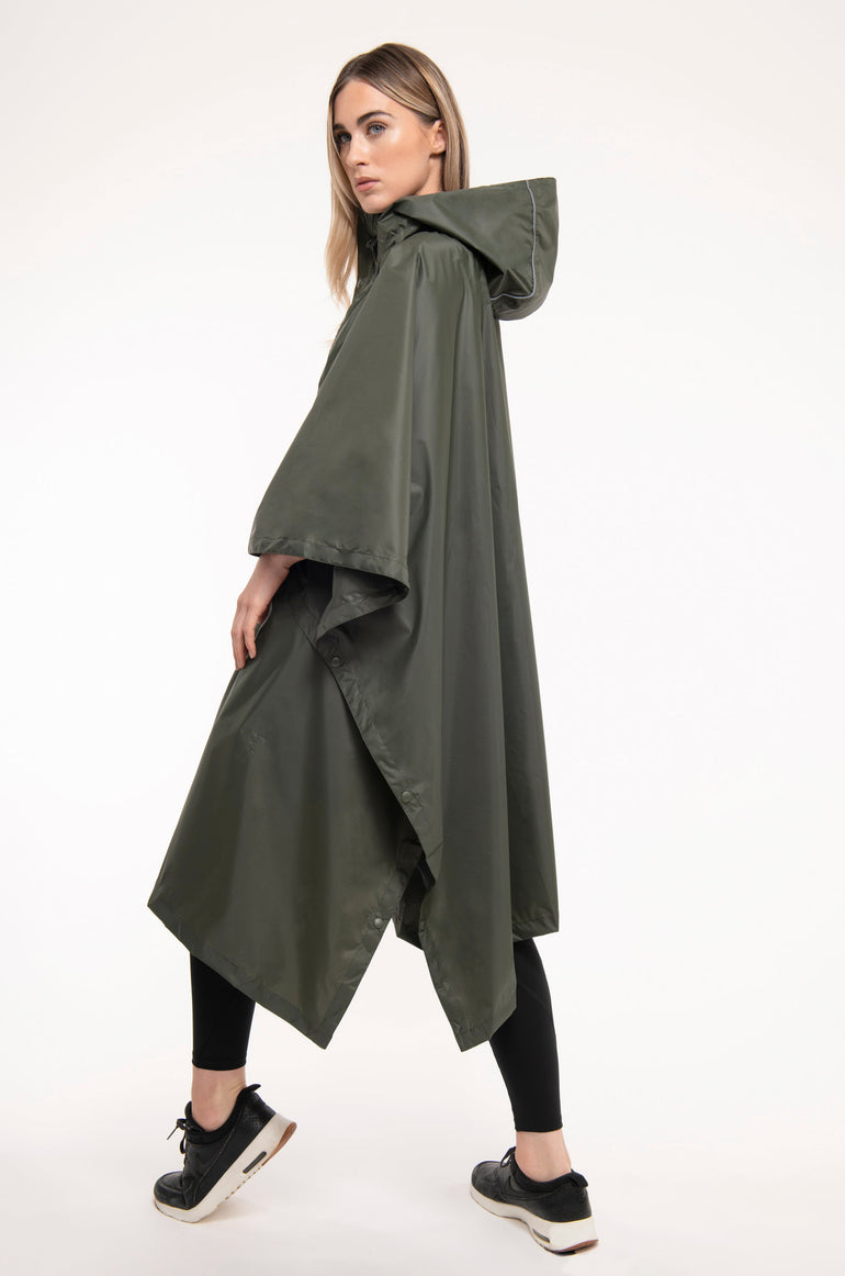 Mac In A Sac Apparel One Size Mac In A Sac Packable Waterproof Unisex Poncho - Khaki