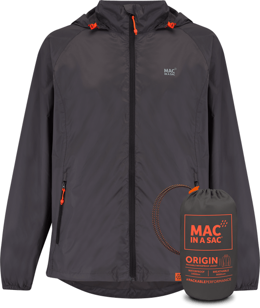 Mac In A Sac Apparel X Small Mac In A Sac ORIGIN 2 Jacket - Charcoal