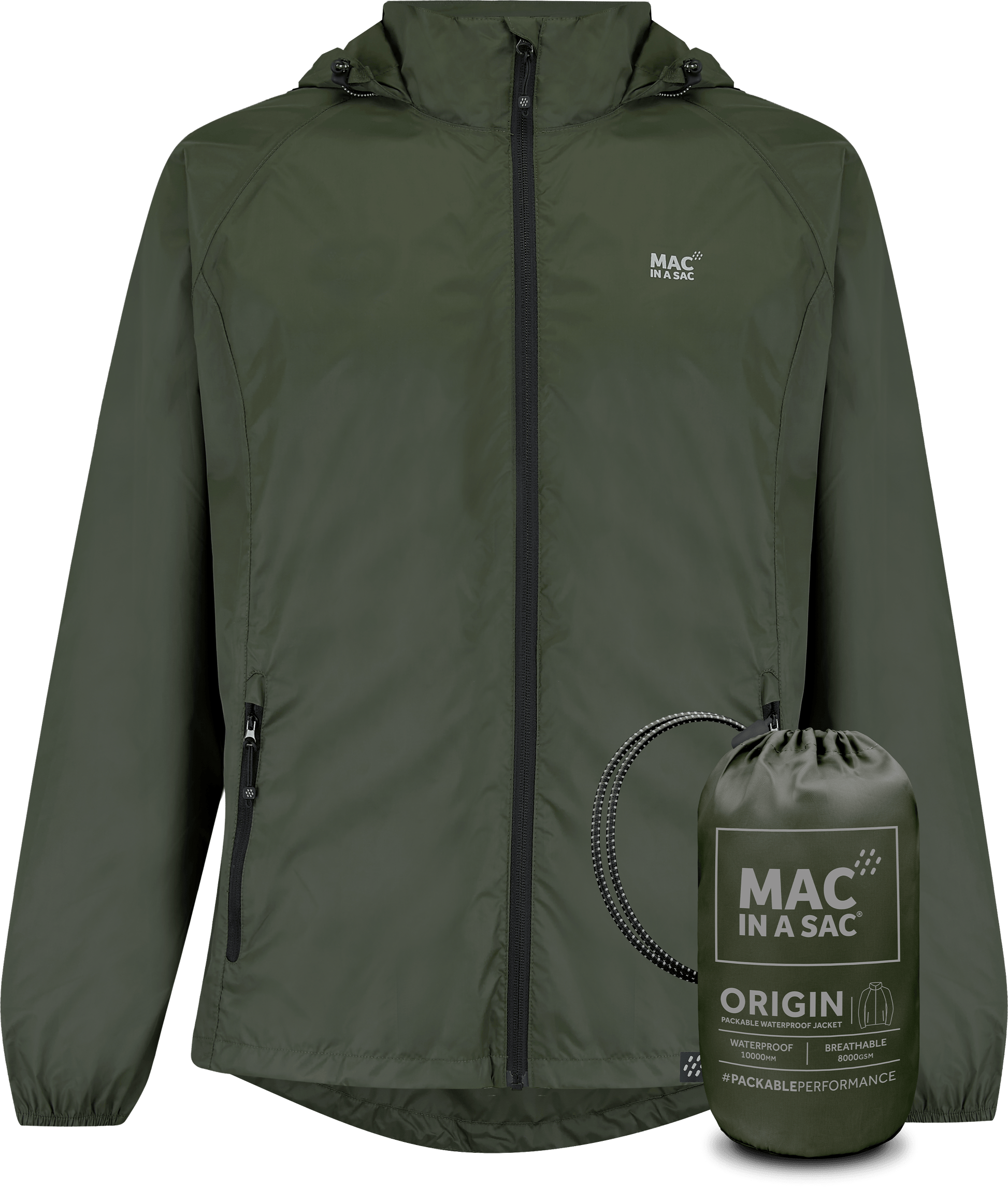 Mac In A Sac Apparel X Small Mac In A Sac ORIGIN 2 Jacket - Khaki