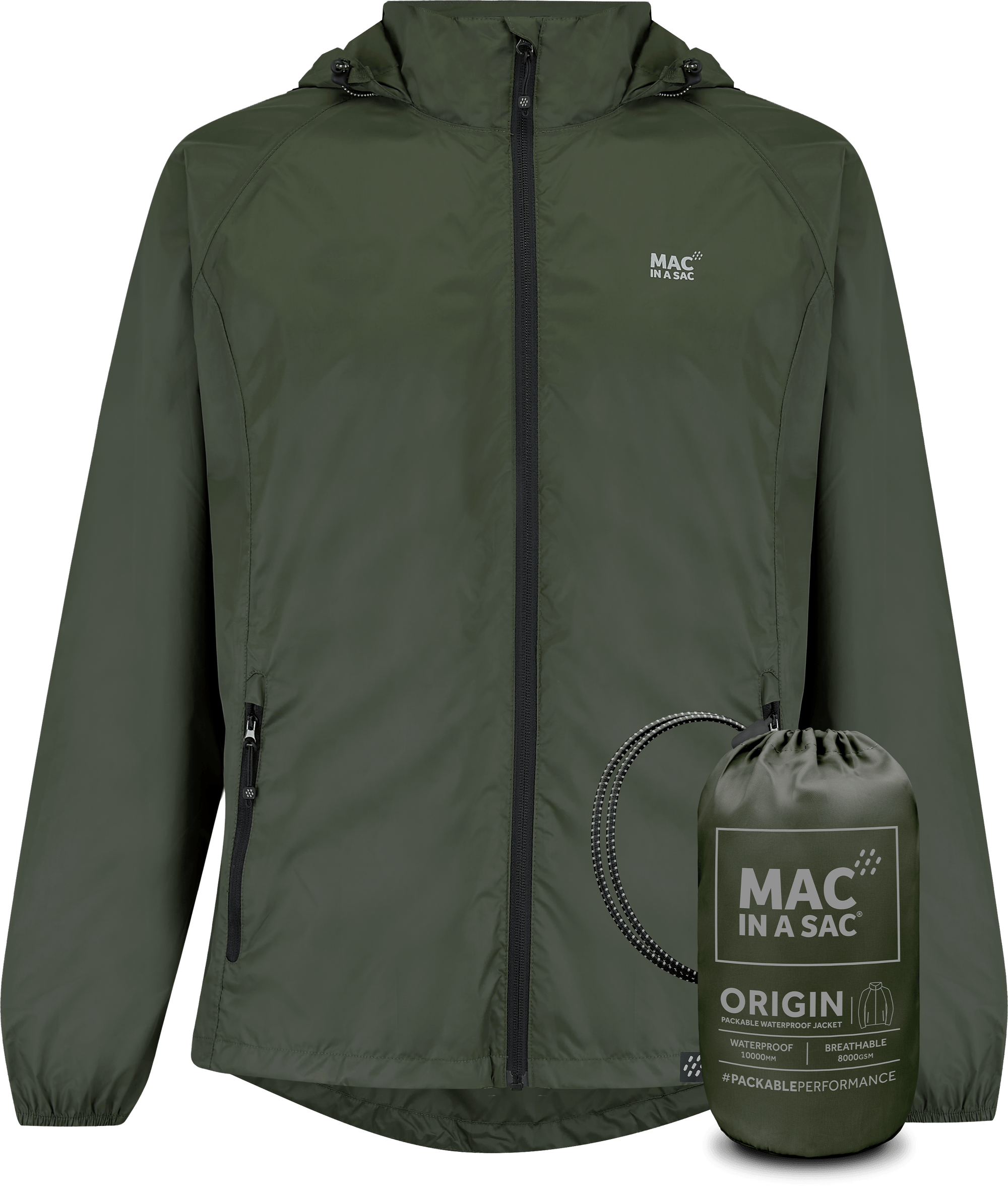 Mac In A Sac Apparel X Small Mac In A Sac ORIGIN 2 Jacket - Khaki