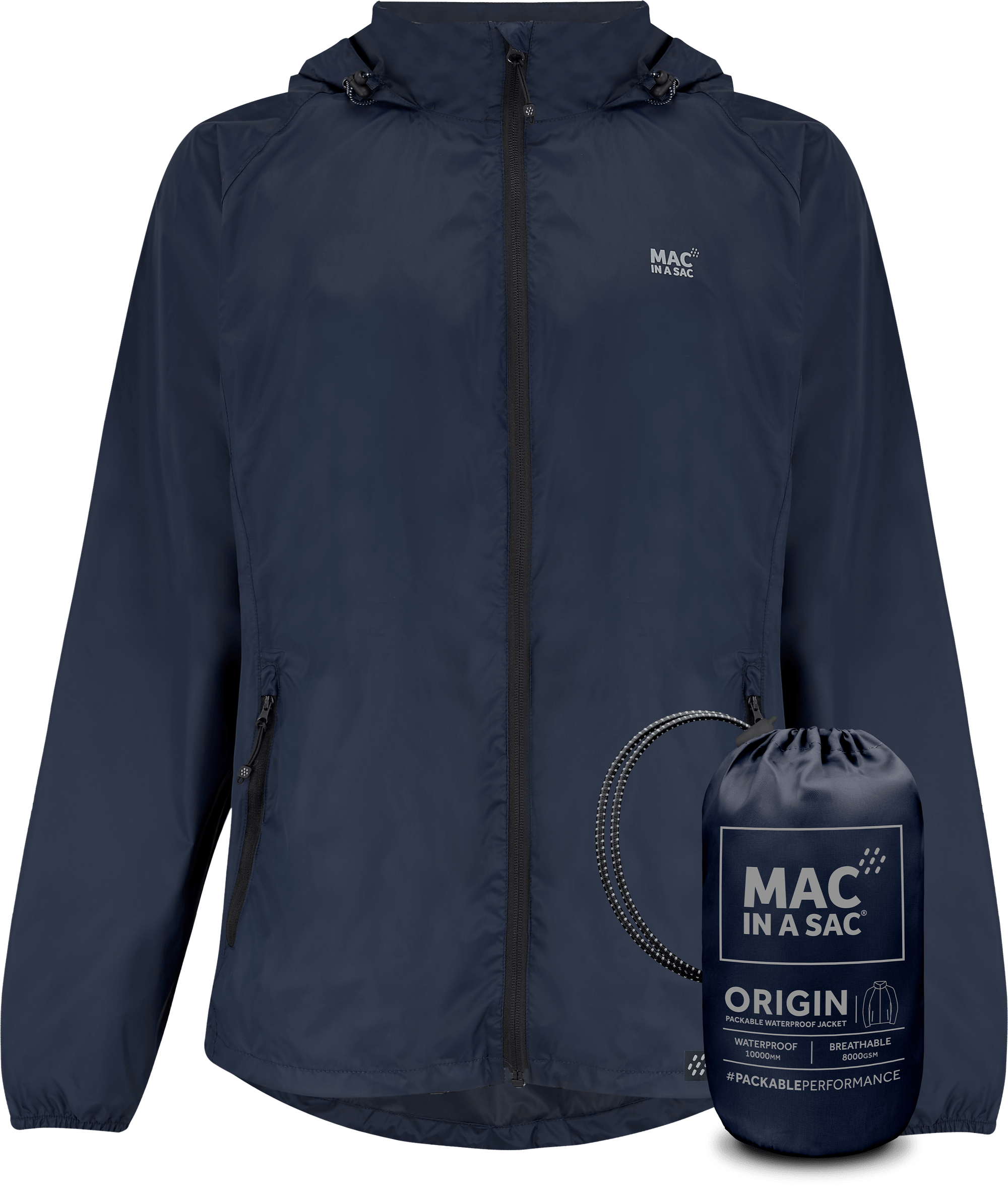 Mac In A Sac Apparel X Small Mac In A Sac ORIGIN 2 Jacket - Navy