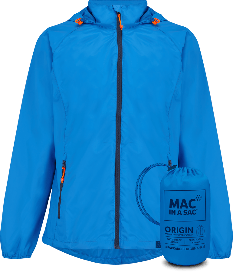 Mac In A Sac Apparel X Small Mac In A Sac ORIGIN 2 Jacket - Ocean Blue