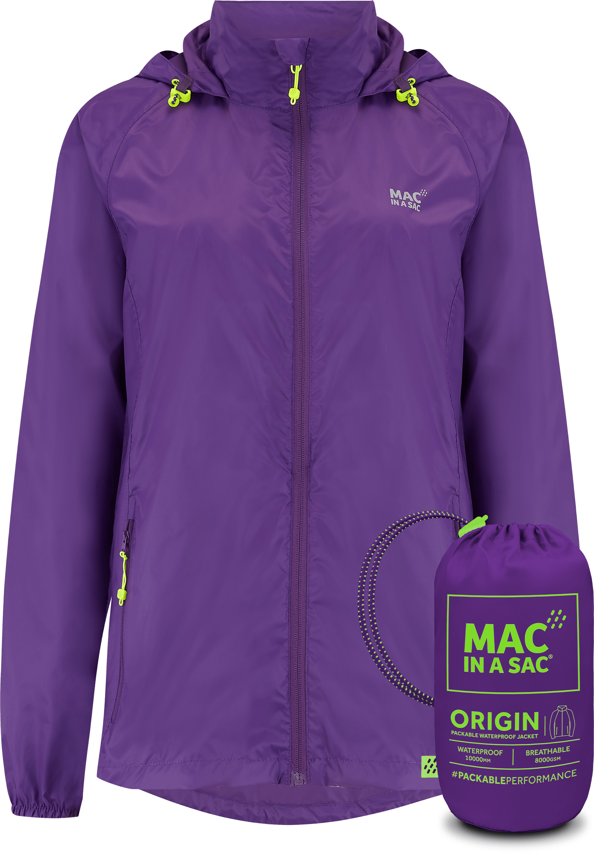 Mac In A Sac Apparel X Small Mac In A Sac ORIGIN 2 Jacket - Purple