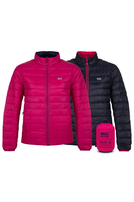 Mac In A Sac Apparel X Small Mac In A Sac Polar2 Down Reversible (Ladies) - Fuchsia/Navy