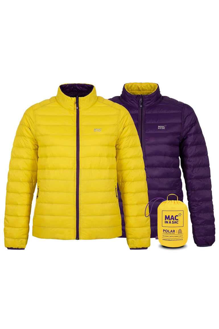 Mac In A Sac Apparel X Small Mac In A Sac Polar2 Down Reversible (Ladies) - Yellow/Grape
