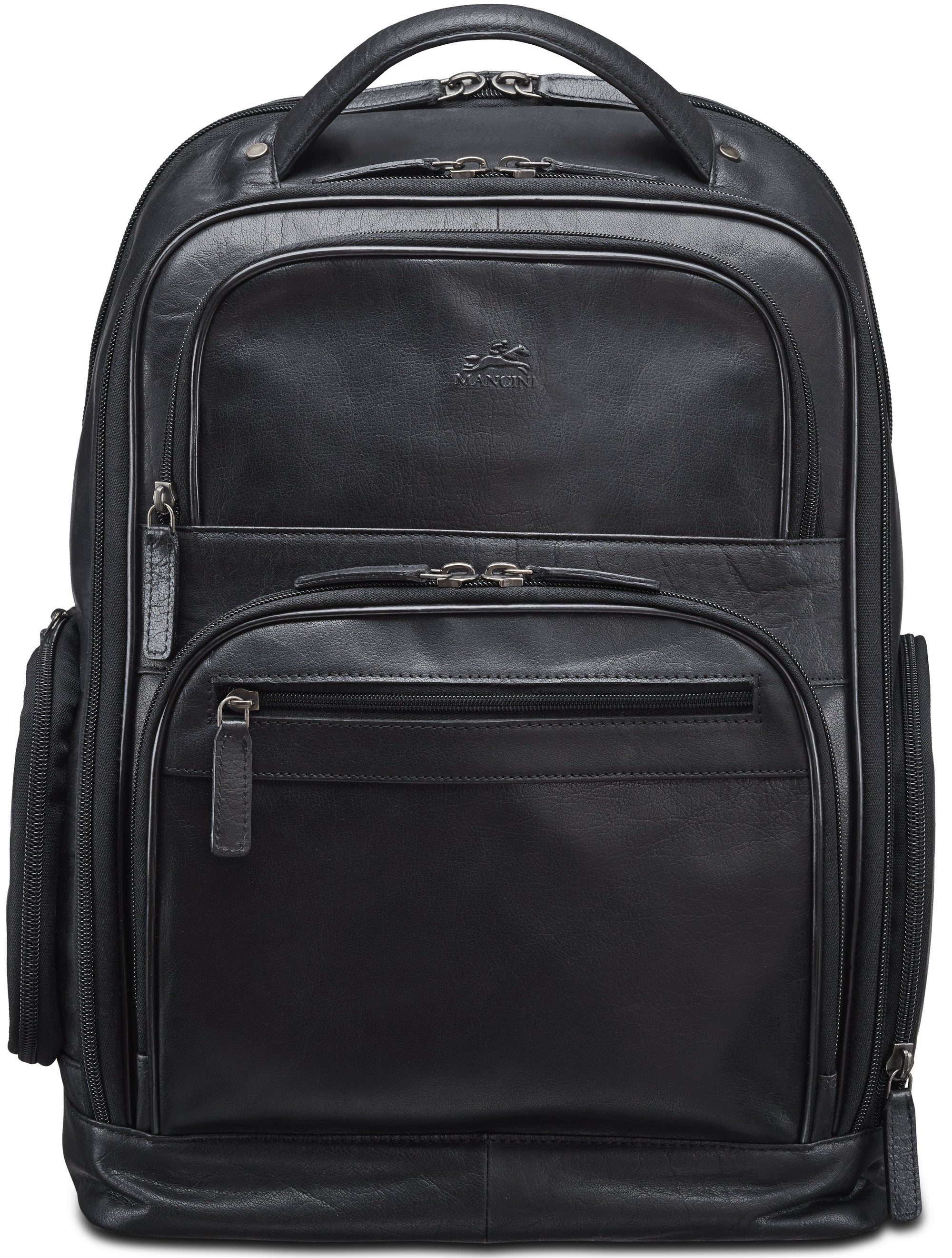 Mancini Backpacks Black Mancini BUFFALO Backpack for 15.6'' Laptop