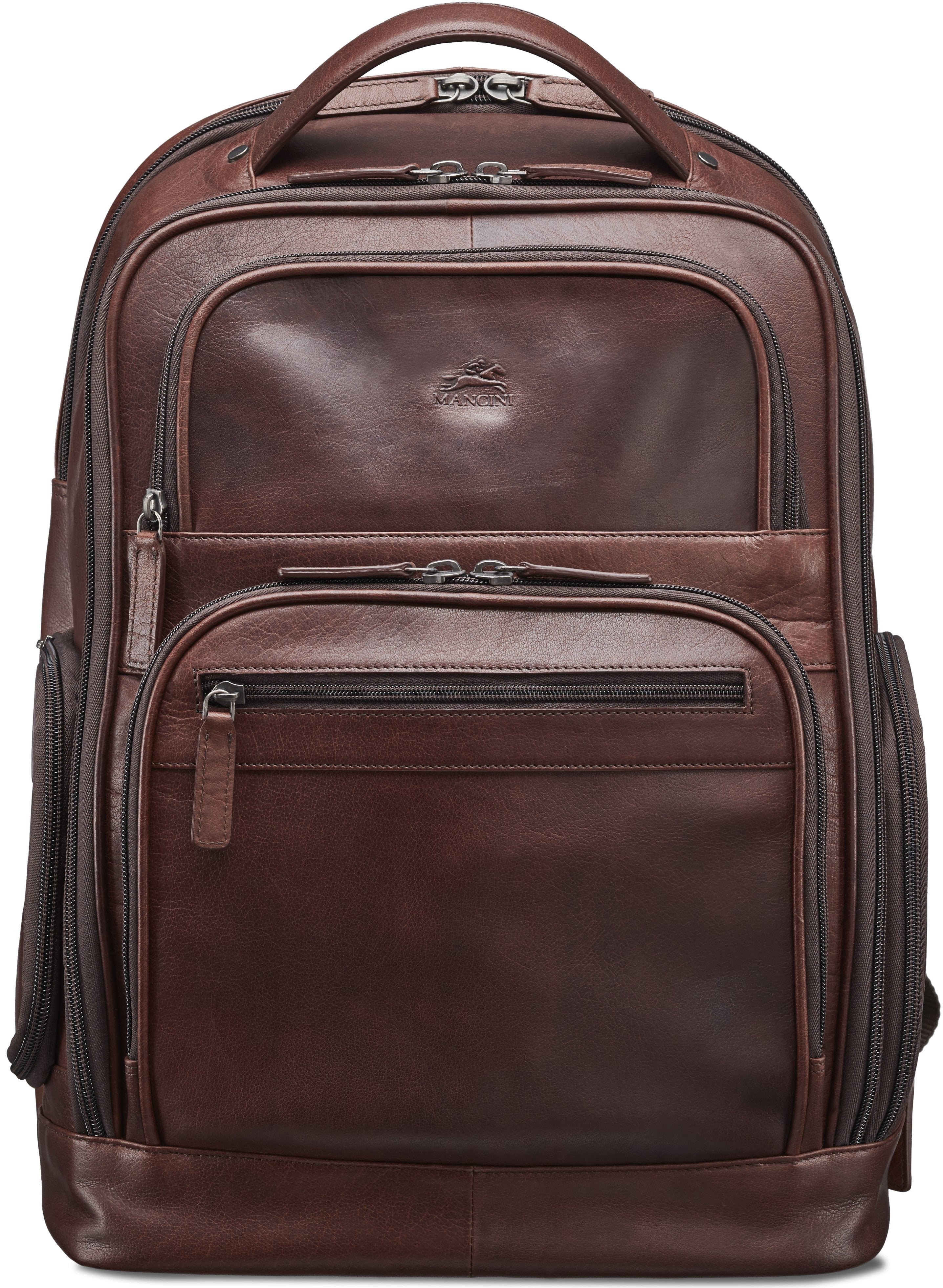 Mancini Backpacks Brown Mancini BUFFALO Backpack for 15.6'' Laptop