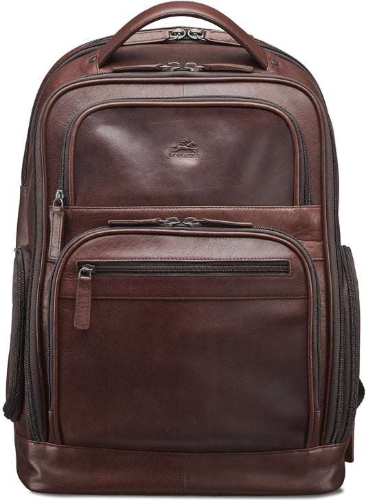 Mancini Backpacks Brown Mancini BUFFALO Backpack for 15.6'' Laptop