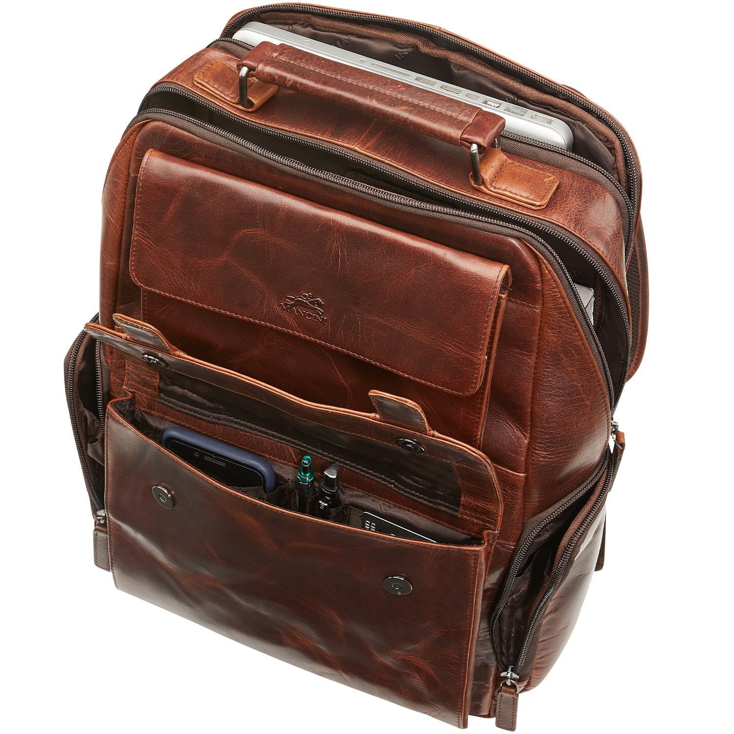 Mancini Backpacks Mancini BUFFALO Backpack with RFID Secure Pocket for 15.6” Laptop