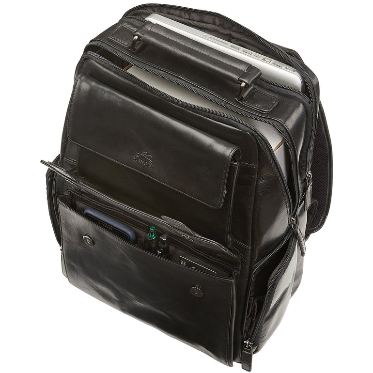 Mancini Backpacks Mancini BUFFALO Backpack with RFID Secure Pocket for 15.6” Laptop