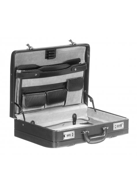 Mancini Briefcases Mancini BUSINESS Collection Expandable Attaché Case