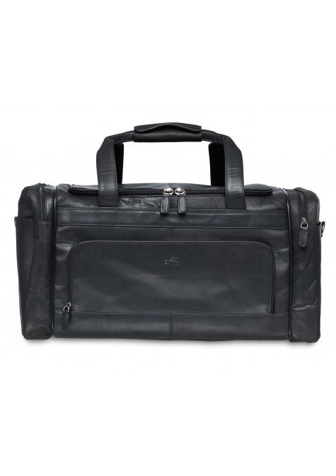 Mancini Duffles Black Mancini BUFFALO Carry-On Duffle Bag