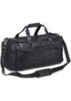 Mancini Duffles Black Mancini Buffalo Collection Leather Duffle Bag