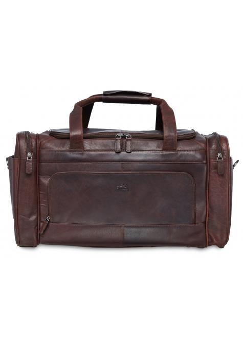 Mancini Duffles Brown Mancini BUFFALO Carry-On Duffle Bag