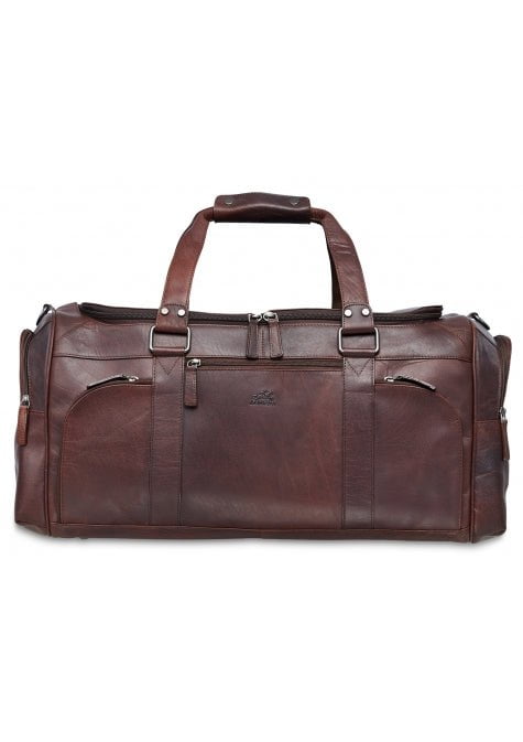 Mancini Duffles Mancini Buffalo Collection Leather Duffle Bag