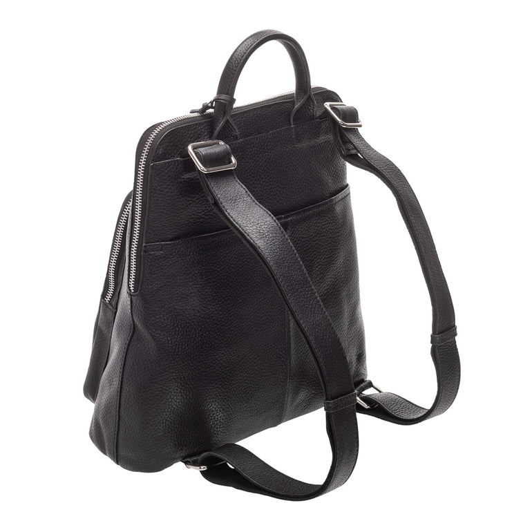 Mancini Handbags Mancini Pebbled Brigette Leather Backpack