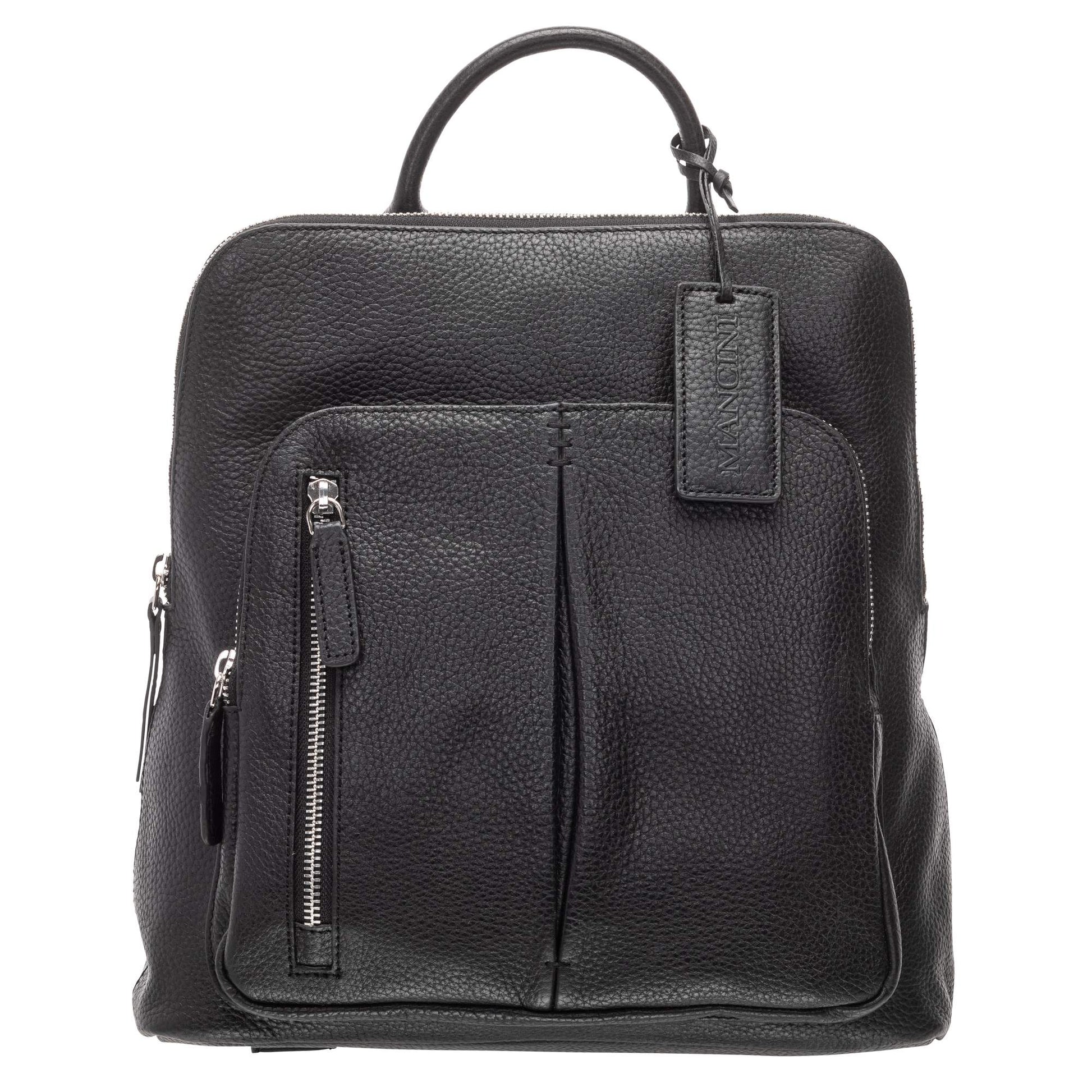 Mancini Handbags Mancini Pebbled Brigette Leather Backpack