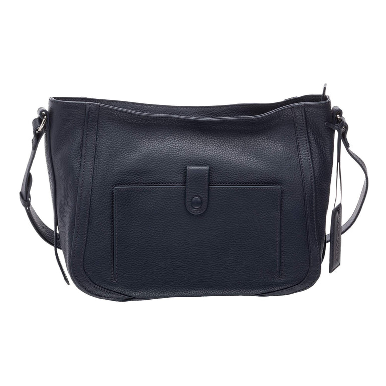 Mancini Handbags Mancini Pebbled Sophia Leather Crossbody Bag