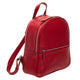 Mancini Handbags Red Mancini Pebbled Audrey Backpack