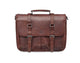 Mancini Laptop Briefcase Brown Mancini BUFFALO Single Compartment Briefcase for 15'' Laptop (RFID Blocking)