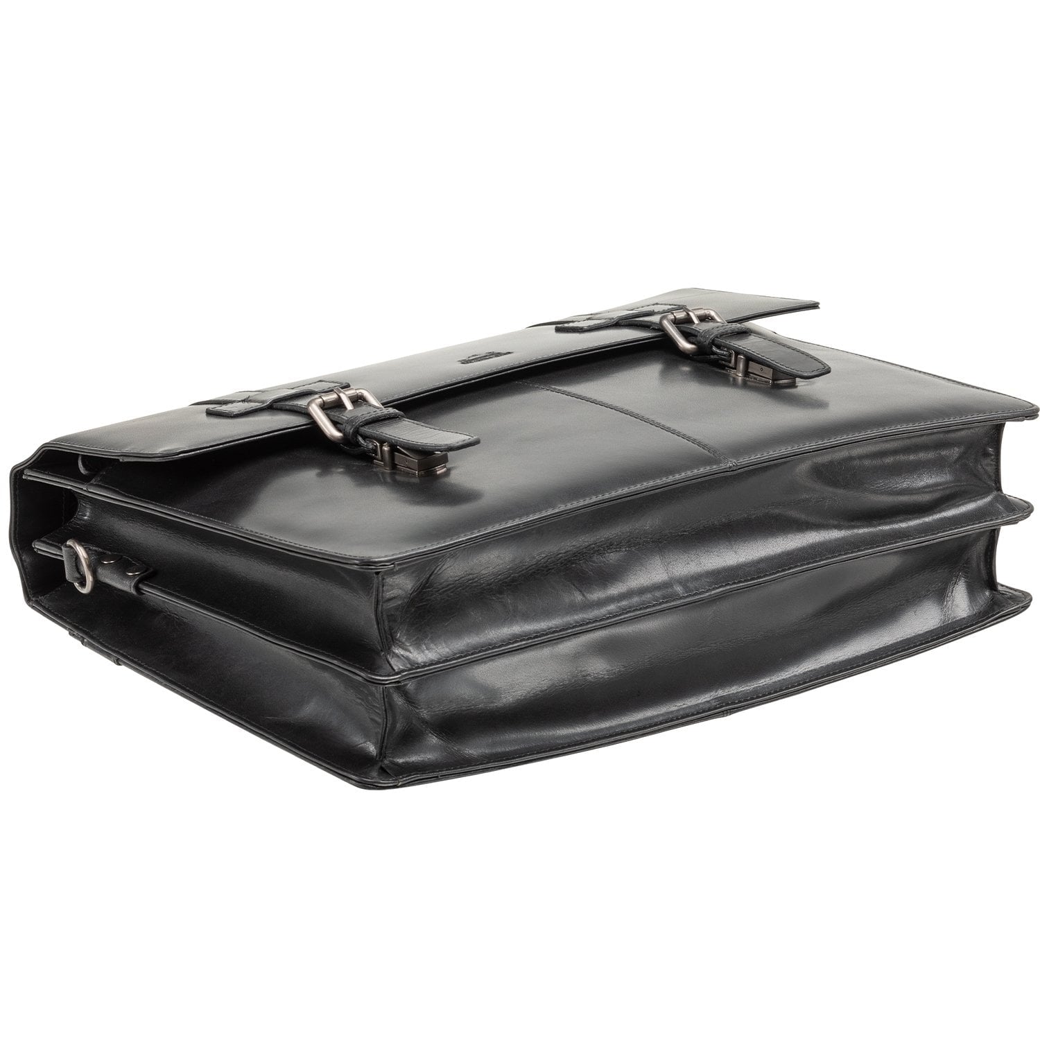Mancini Laptop Briefcase Mancini BUFFALO Double Compartment Briefcase for 15.6” Laptop / Tablet