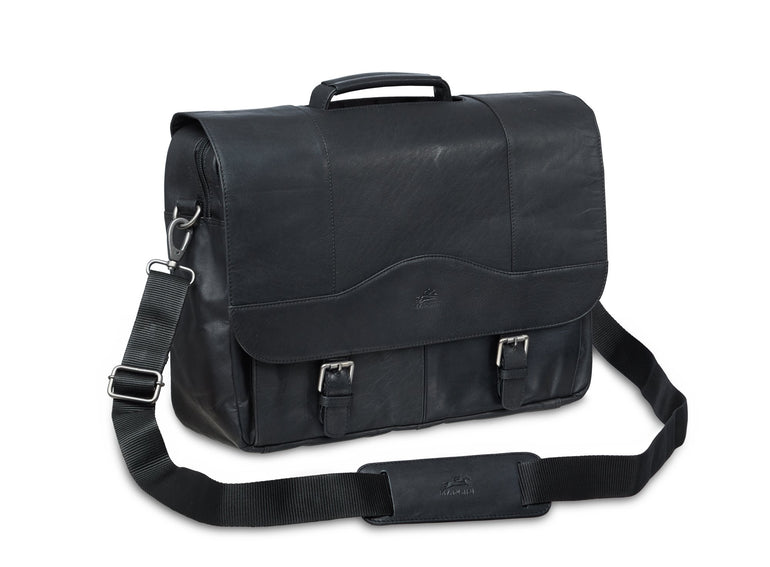 Mancini Laptop Briefcase Mancini BUFFALO Porthole Briefcase for 15.6'' Laptop / Tablet (RFID Blocking)