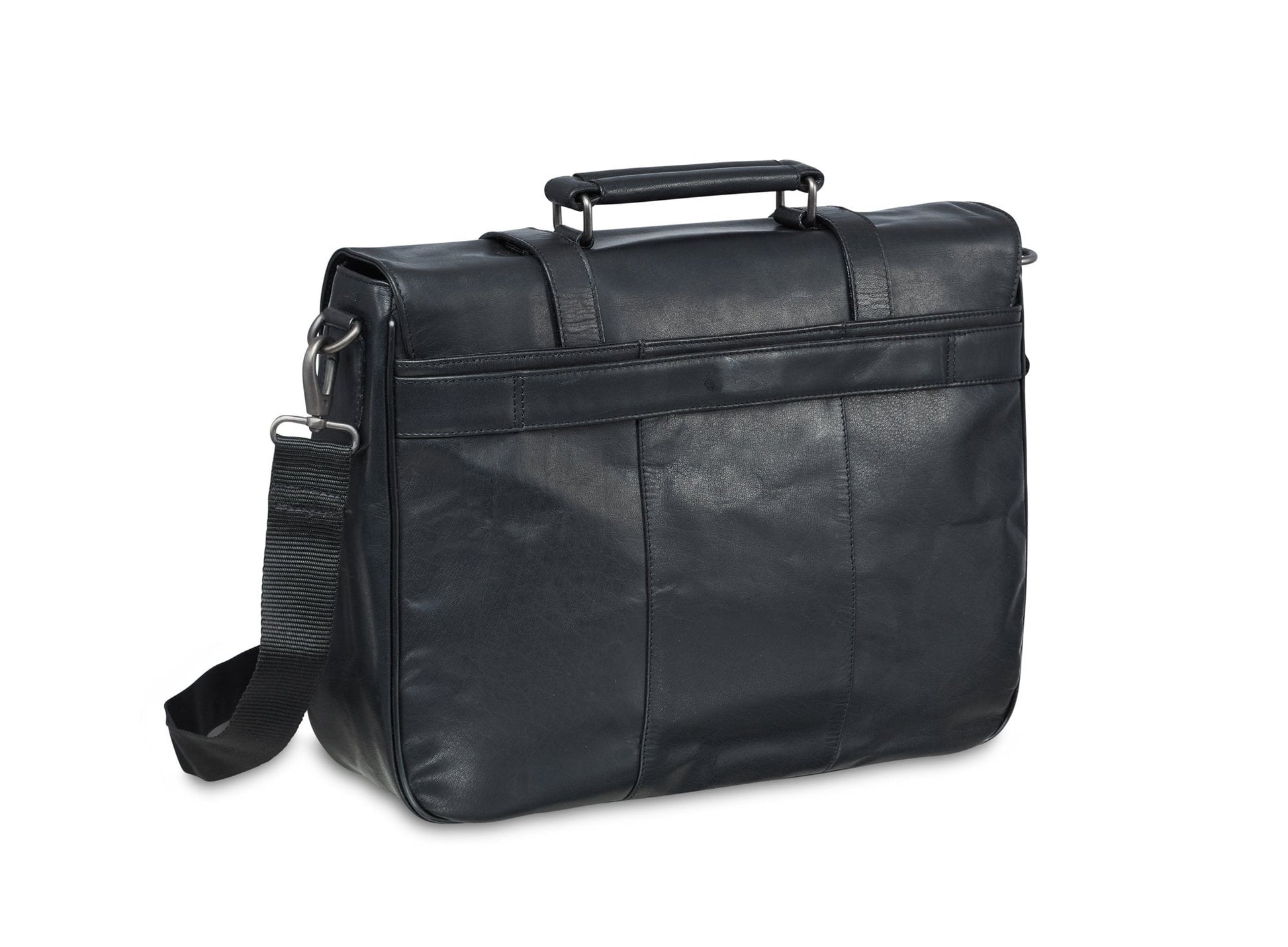 Mancini Laptop Briefcase Mancini BUFFALO Single Compartment Briefcase for 15'' Laptop (RFID Blocking)