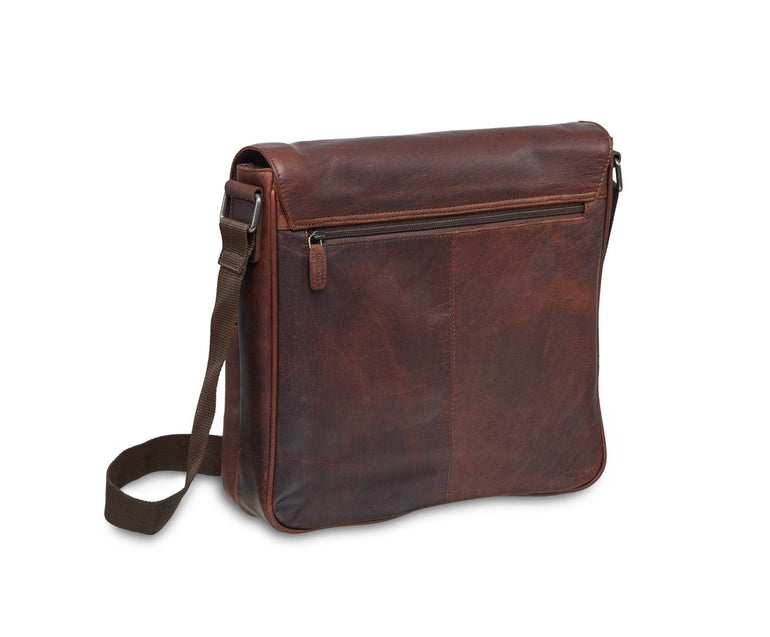 Mancini Messenger Mancini BUFFALO Messenger Bag for 12'' Laptop / Tablet (RFID Blocking)